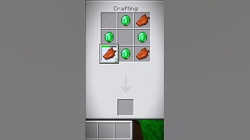 Minecraft me craft a zombie villager spawn egg #minecraft #mcpe #shorts