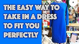 How to Take in a Dress | Sew Anastasia