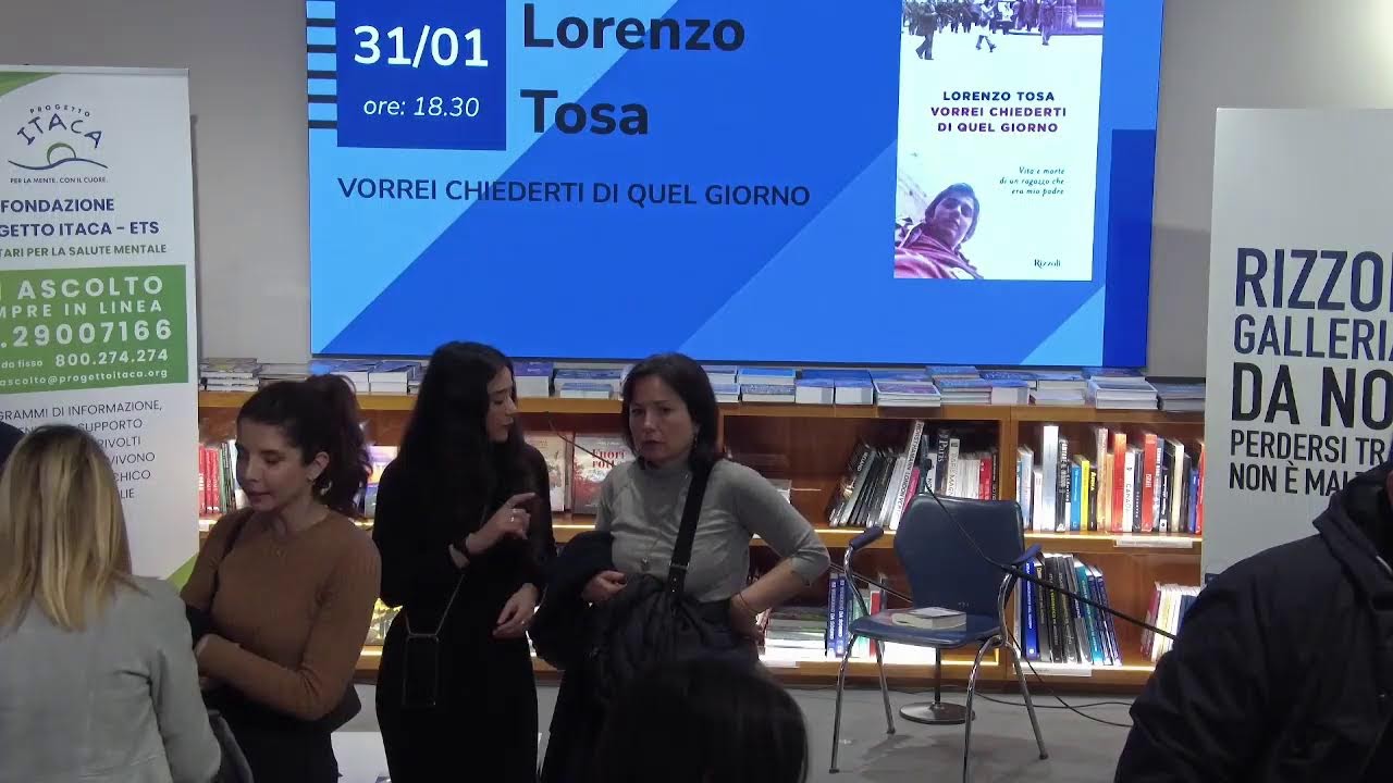 Lorenzo Tosa presenta il libro Vorrei chiederti di quel giorno (Rizzoli)  