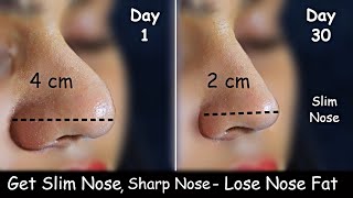 Lose Nose Fat – Get Slim Nose | NoseReshaping #videos  SharpNose, Nose Exercise
