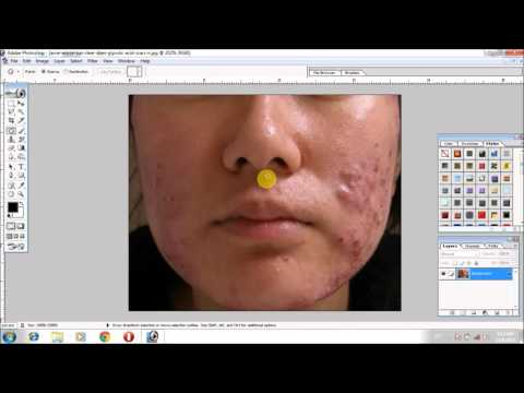 Photoshop se face ki safai kese karte hein,janiye hindi me