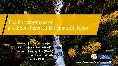 2018 ARIS Presentation - The Development of a Gibbon-inspired Brachiation Robot (NTU BioRoLa)