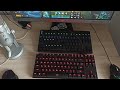 Чем отличается механическая клавиатура Logitech G Pro от HyperX FPS PRO в игре Dota и других ?