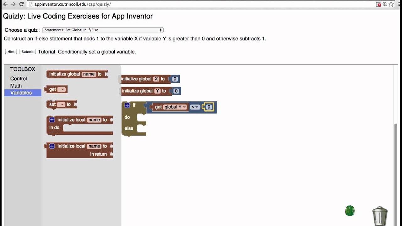 App Inventor: An If/else Example