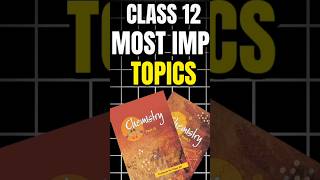 Class 12 chemistry 🧪                              Main topics for chemistry 🧪 book 📕