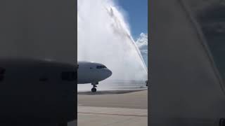 Arrive new LATAM Cargo Airplane to Miami International Airport