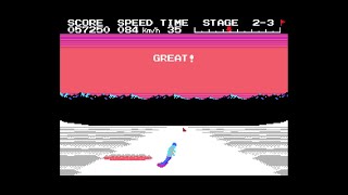 (MSX) Relevo's Snowboarding - MSXdev’20 screenshot 4