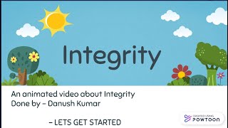 Integrity Animated Video by Danush - An amazing video on the value Integrity - Watch till the End !!