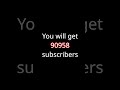 This is possible, it doesn’t have to be 90k subs cus that’s impossible for me but views work😁