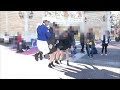 一緒に写真　ファンカスト・ミネザキさん　2018.01　ディズニーシー　TDS　Tokyo DisneySEA　Fun Custodial　MINEZAKI