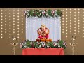 Ganpati decoration ideas for home / Ganpati decoration ideas 2023 / Eco friendly #ganpatidecoration