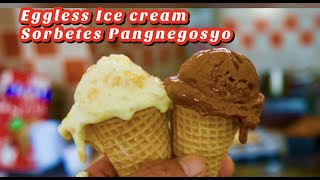 How to make Ice cream without Machine / Eggless Ice Cream / Pinoy Sorbetes / Sorbetes pangnegosyo