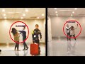 Idiots at airports: Loud Chinese tourist slapped by officer; Woman thinks she’s a VIP - Compilation
