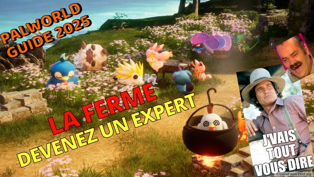 PALWORLD GUIDE 2025 : LA FERME ! DEVENEZ UN EXPERT !!
