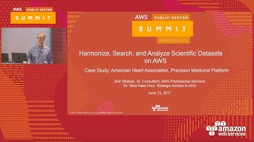 Harmonize, Search, Analyze, and Share Scientific Datasets on AWS (119692)