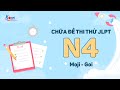 Chữa đề thi thử JLPT N4 (Phần Moji Goi) - Tháng 10-2020