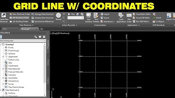 HOW TO ADD LISP GRID LINES IN CIVIL 3D