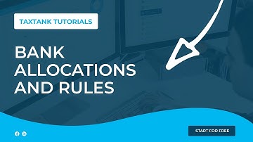 How to allocate bank transactions and create bank rules