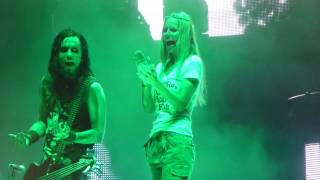 "Sick Bubble-Gum" Rob Zombie in Flyers Jersey@Susquehanna Bank Center Camden, NJ 7/19/13