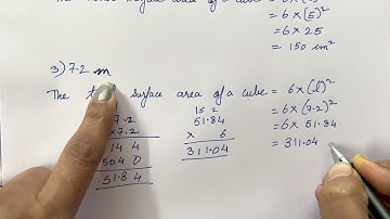 Perimeter and area | class 7 maths chapter 12 practice set 47 Q1 | area of cube and cuboid