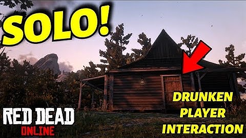 *MADE SOLO* DRUNKEN PLAYER INTERACTION DAILY CHALLENGE GLITCH IN RED DEAD ONLINE