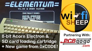 Acorn Electron SD ELKSD-64 Cartridge + New game from 0xC0DE