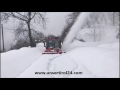 Schneefräsen nach Schneechaos in Mittelitalien