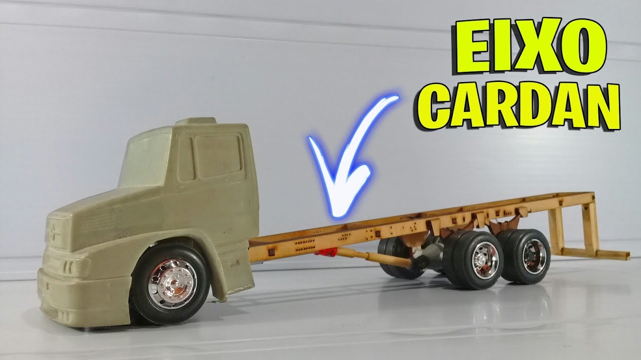 MINIATURA DE CAMINHÃO 16 20 COMO FAZER O EIXO DIFERENCIAL.