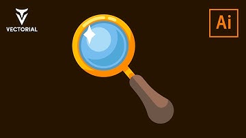 Magnifying glass tutorial in Adobe Illustrator 2020