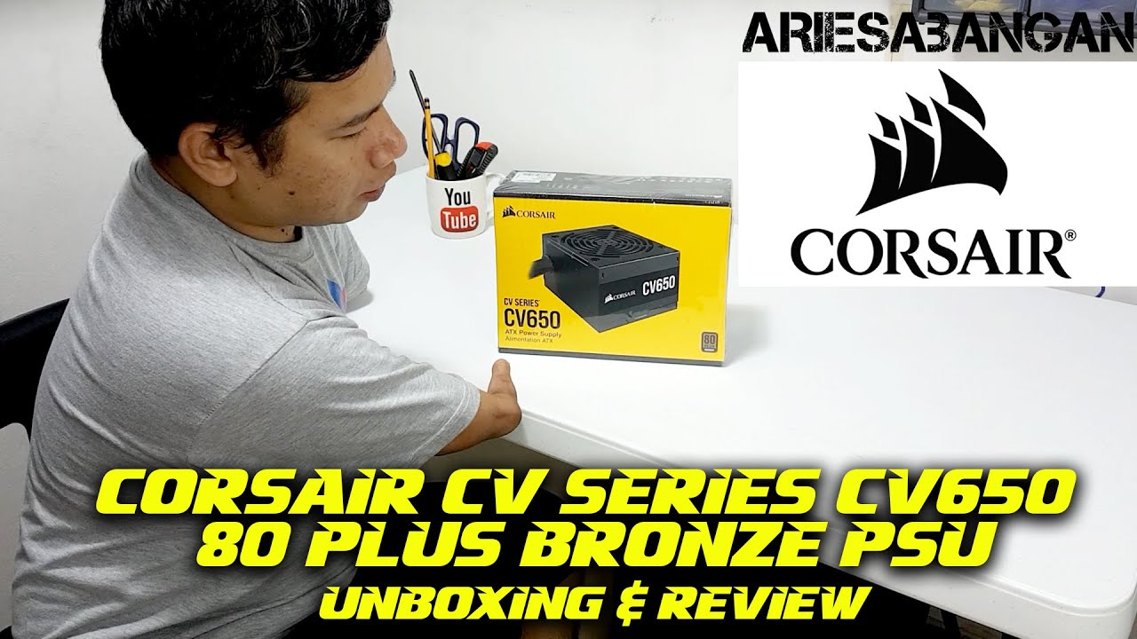 CORSAIR CV SERIES CV650 80 PLUS PSU REVIEW - YouTube