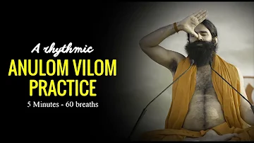 Rhythmic Music for Anulom Vilom Practice | Baba Ramdev | Alternate Nostril Breathing Exercise