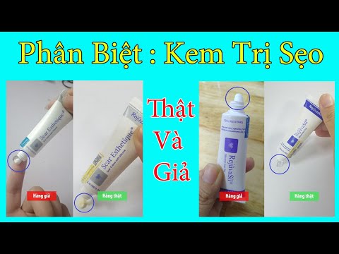 [ Phân Biệt ] Kem Trị Sẹo Của Mỹ | Thật Và Giả