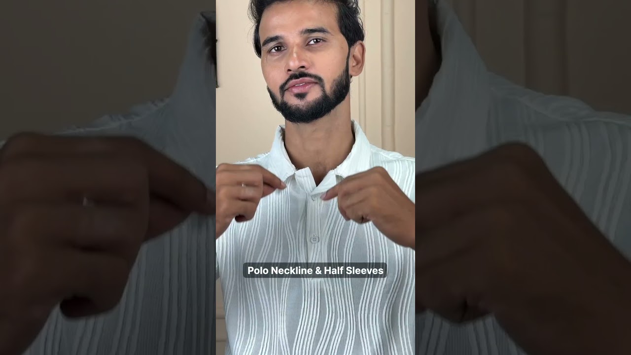 Men's Cotton T-Shirt | Soft Breathable Summer Tee | Regular Fit Half Sleeve Polo