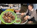 Peanut Snails Recipe / Stir Fry Noodle With Peanut Snails / Prepare By Countryside Life TV