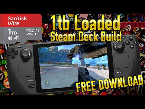 1tb Steam Deck Batocera Build - Exclusive Arcade Punks Release - Fully Loaded Retro Gaming