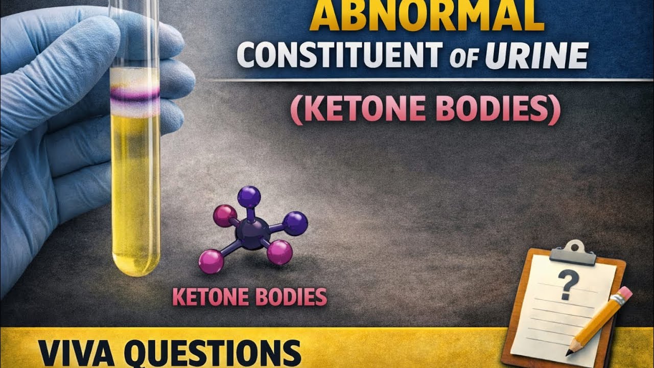 Abnormal Constituent Of Urine - (Ketone Bodies) with Viva questions [Part-2]