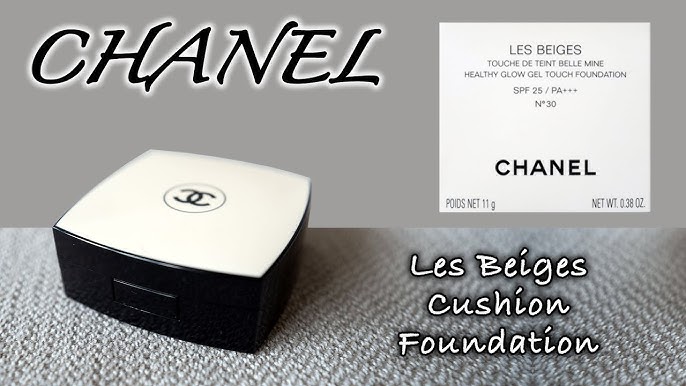 Foundation 411: New CHANEL Les Beiges Healthy Glow Gel Touch Cushion  Foundation Full Review 