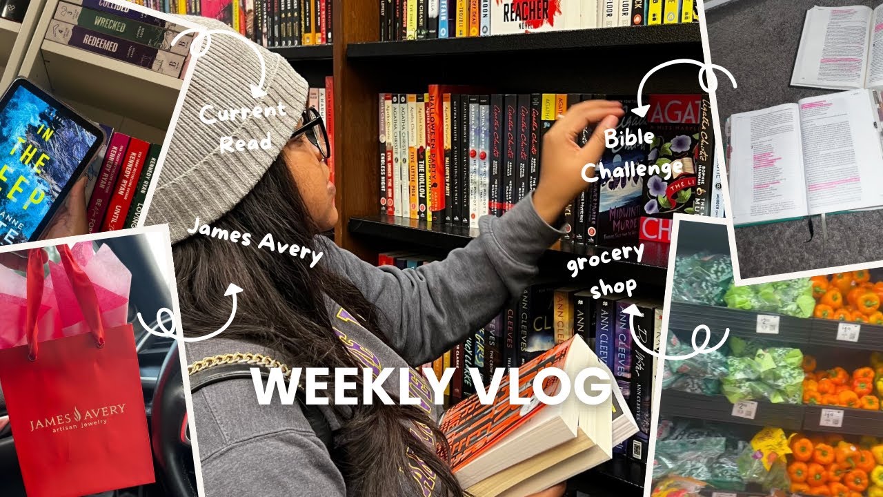 Weekly Vlog | Store pickup | BOTM | Cleaning | Reading |