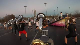 The Castle High School Marching Band 2022 - The Count - Bari Sax Head Cam