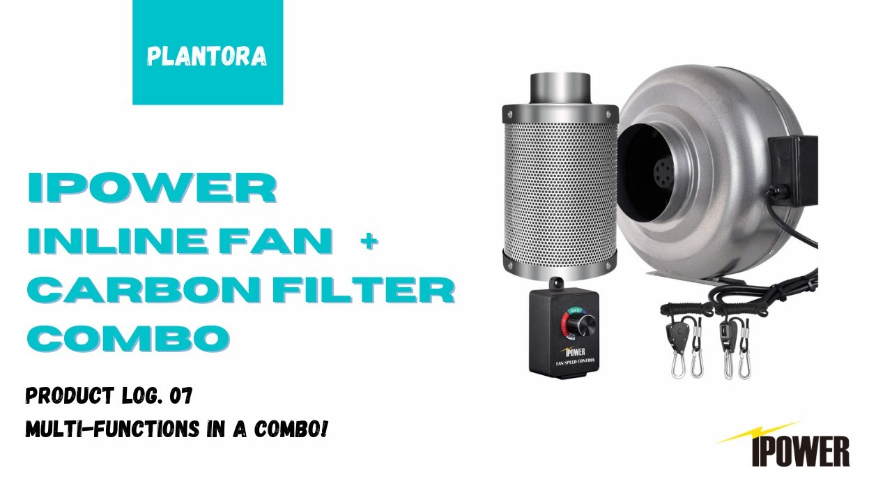 [Platora]iPower Inline Fan Carbon Filter Combo - Multi-functions in a combo!