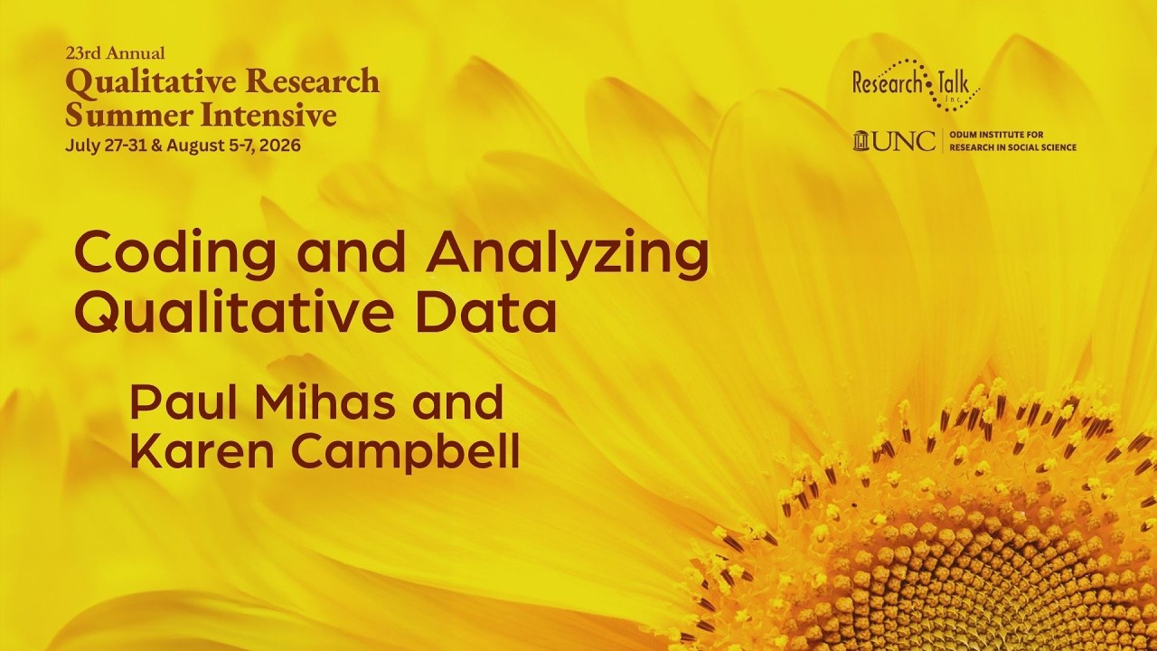 Coding and Analyzing Qualitative Data - YouTube