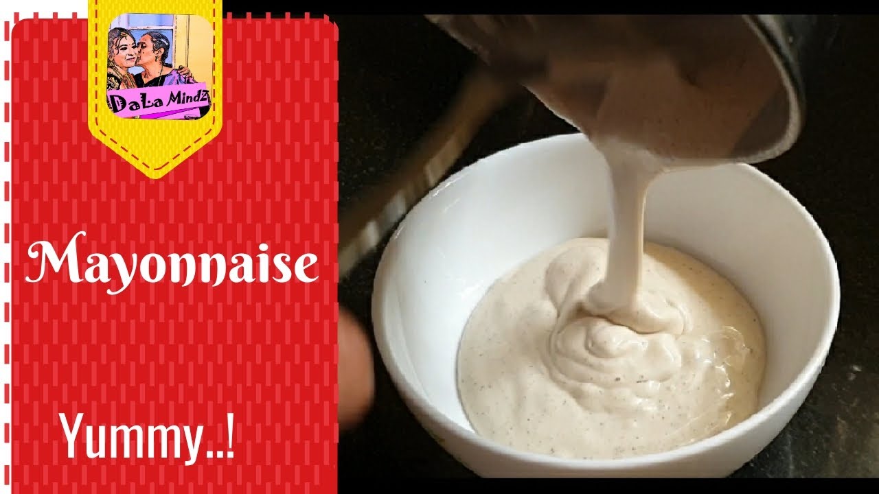 Homemade One Egg Mayonnaise Recipe/ Perfect Mayonnaise Recipe in Tamil