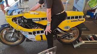 Beautiful YZR500 G.P bike at F.O.S 2024