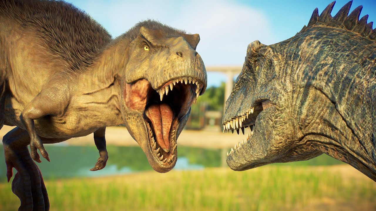 Jurassic World Evolution, Tyrannosaurus Rex VS. Dinosaurs