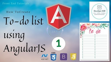 How to create to-do list using AngularJS