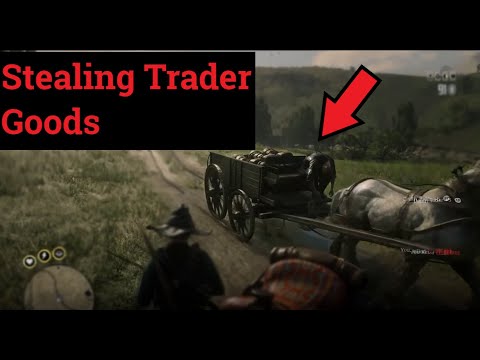 RDR2 - Trader Wagon/Goods Stealing Compilation