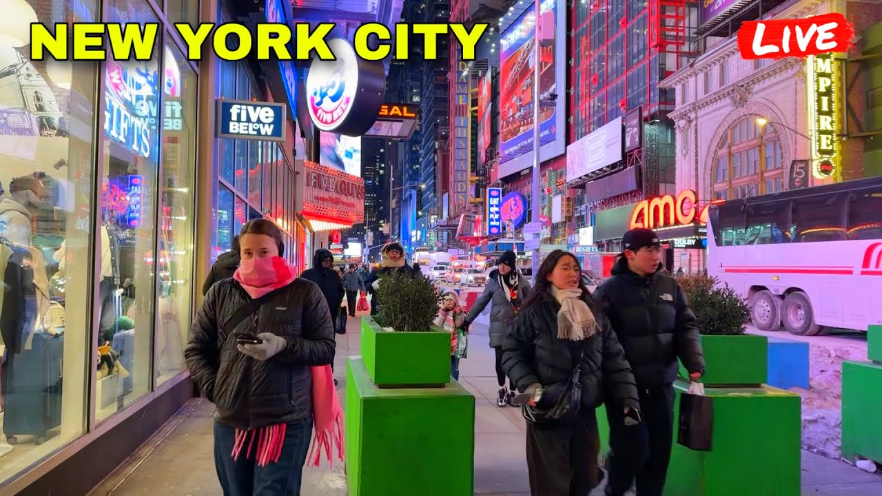 IRL New York City Monday Evening Walk In Manhattan (09th February 2026)