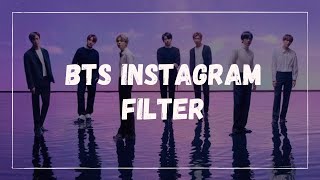 BTS INSTAGRAM FILTERS