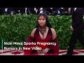 Nicki Minaj Sparks Pregnancy Rumors in New Video
