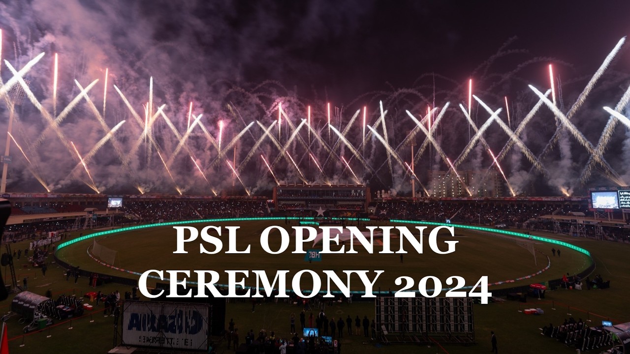 PSL X Closing Ceremony Fireworks at Gaddafi Stadium Lahore 2025 - YouTube
